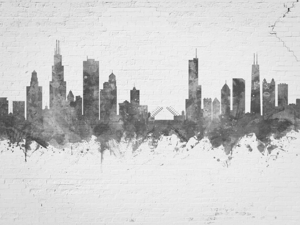 Akvarell silhuett, Chicago