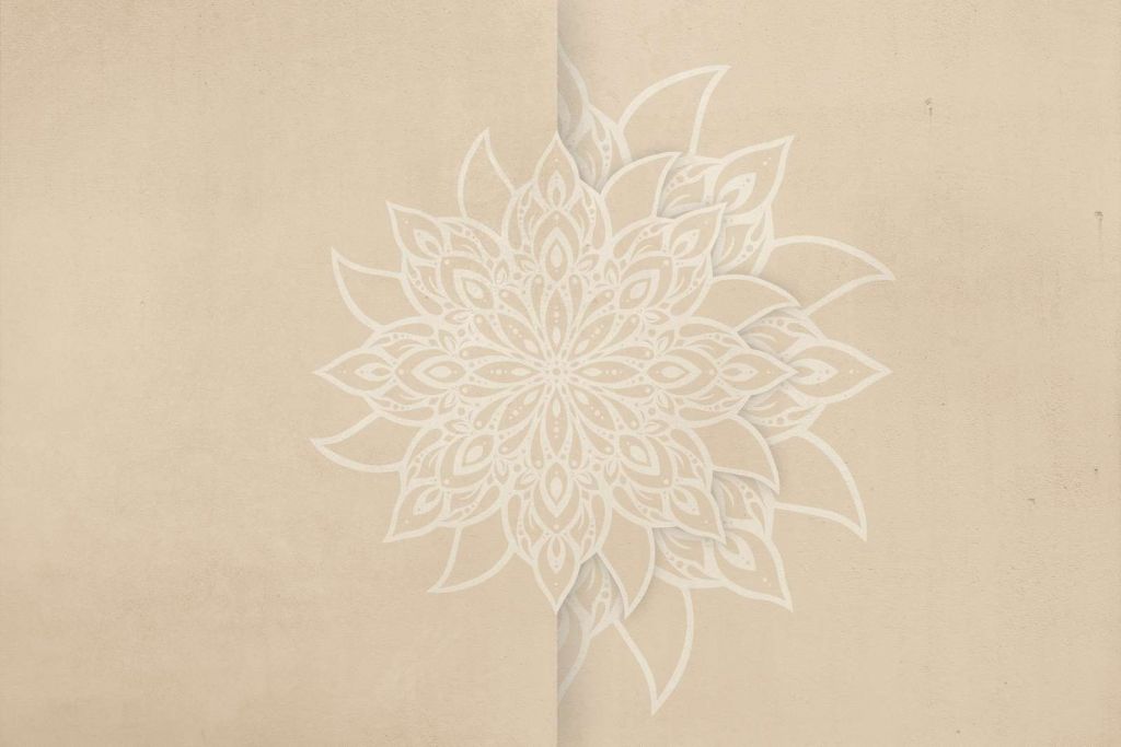 Beige Mandala Elegance